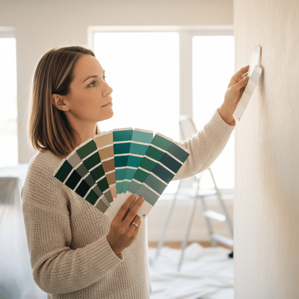 Paint color selection consultation