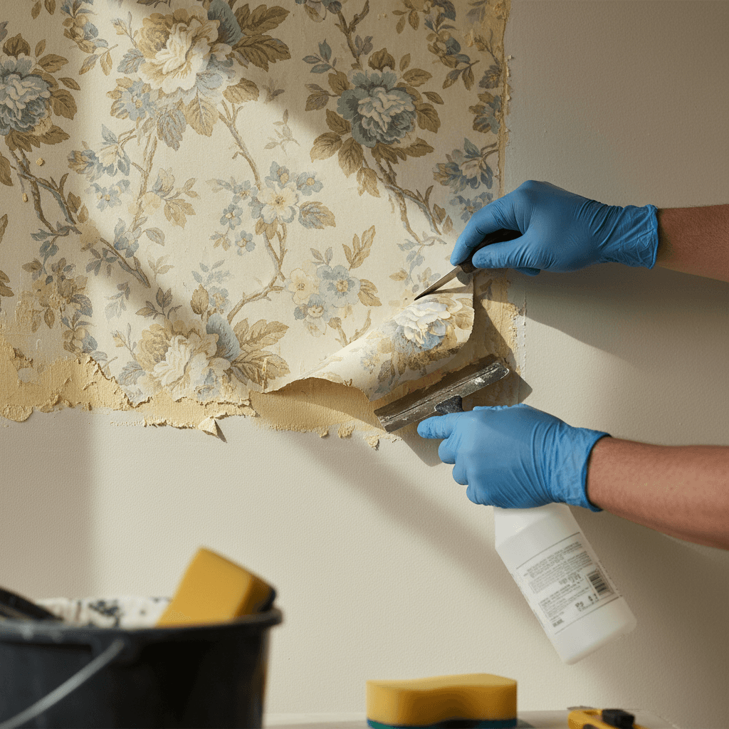 Wallpaper removal service