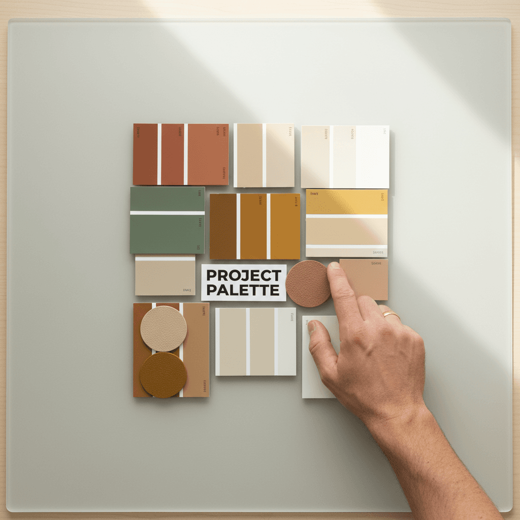 Paint color consultation and selection