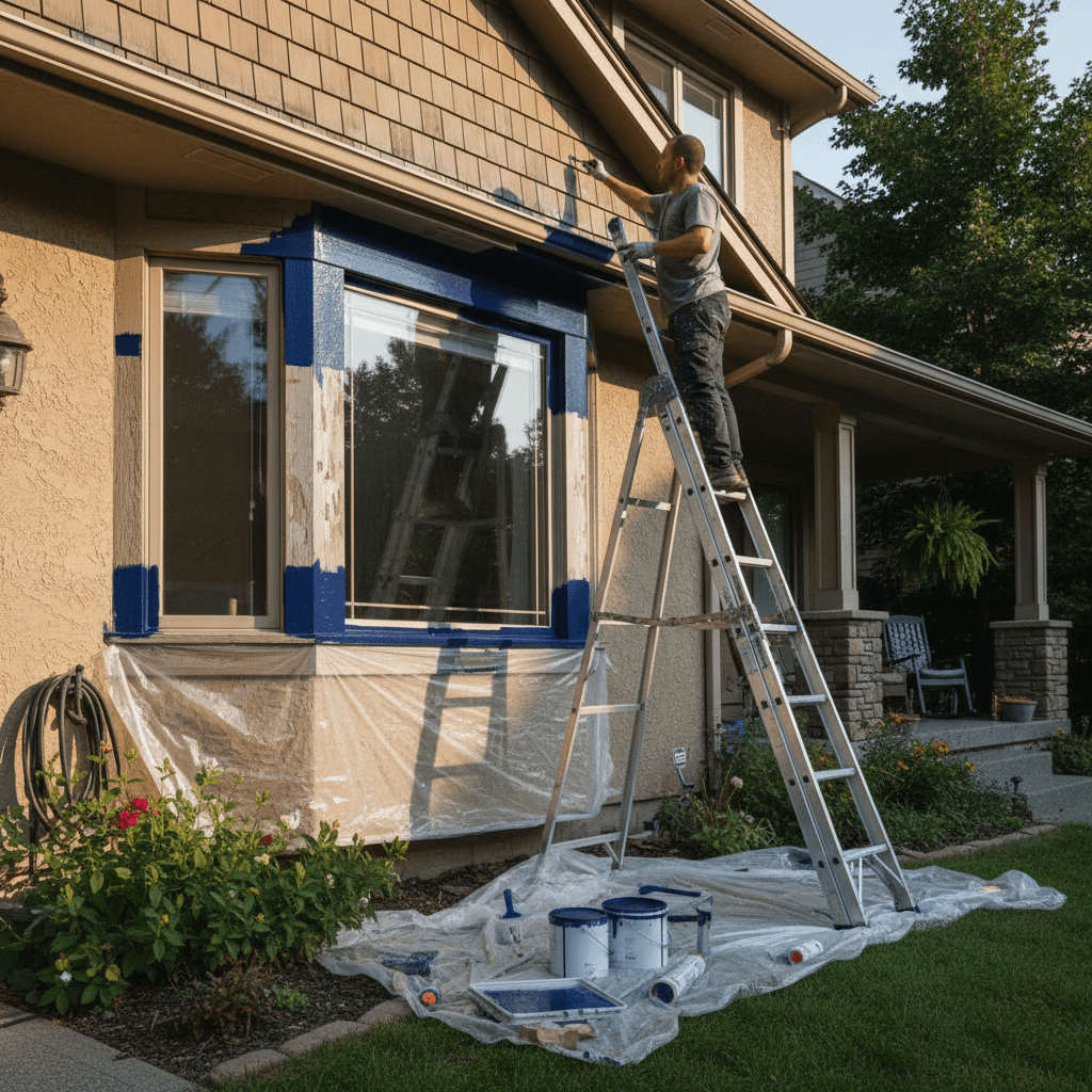 Exterior home painting